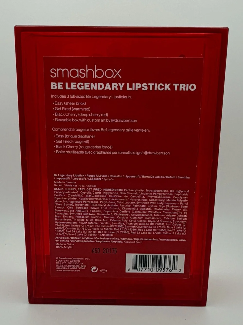 Smashbox Be Legendary Red Lipstick Trio